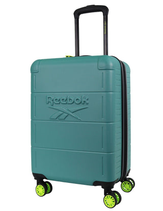 Hard Shell Luggage Turquoise / Carry-On (Small) / Hard Luggage RB 03C TURQ Reebok Wanderer 54cm CABIN Hard Shell Suitcase in Turquoise