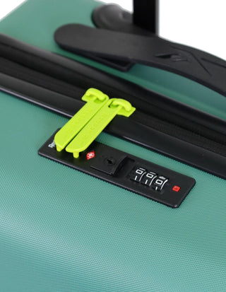 Hard Shell Luggage Turquoise / Carry-On (Small) / Hard Luggage RB 03C TURQ Reebok Wanderer 54cm CABIN Hard Shell Suitcase in Turquoise