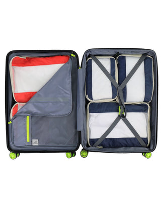 Hard Shell Luggage Black / Check-In (Medium) / Hard Luggage RB 03M BLK Reebok Wanderer 67cm MEDIUM Hard Shell Suitcase in Black