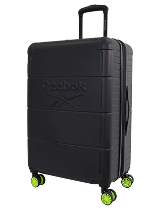 Hard Shell Luggage Black / Check-In (Medium) / Hard Luggage RB 03M BLK Reebok Wanderer 67cm MEDIUM Hard Shell Suitcase in Black