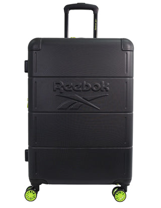 Hard Shell Luggage Black / Check-In (Medium) / Hard Luggage RB 03M BLK Reebok Wanderer 67cm MEDIUM Hard Shell Suitcase in Black