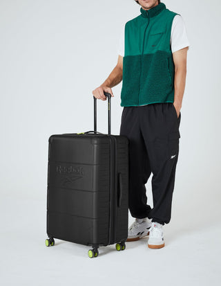 Hard Shell Luggage Black / Check-In (Medium) / Hard Luggage RB 03M BLK Reebok Wanderer 67cm MEDIUM Hard Shell Suitcase in Black