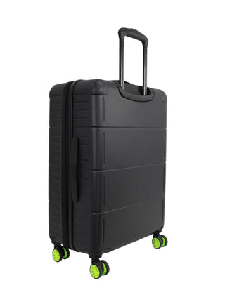 Hard Shell Luggage Black / Check-In (Medium) / Hard Luggage RB 03M BLK Reebok Wanderer 67cm MEDIUM Hard Shell Suitcase in Black