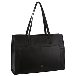 Handbag/Tote Bag Black / Leather PC 3808 BLK Pierre Cardin Ladies Leather Tote Bag