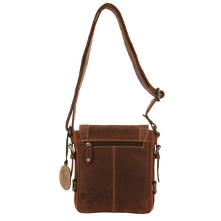 Jack's Inn Blackthorne Brown Leather Crossbody Bag