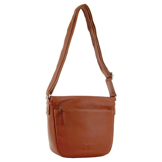 Gap Leather Ladies Cross-Body Handbag in Tan