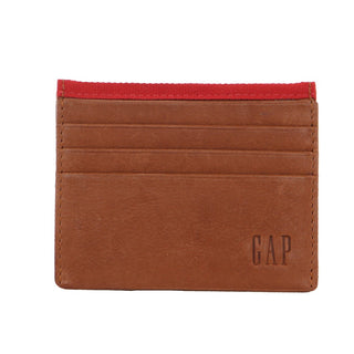 Gap Leather Card Holder in Tan