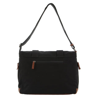 Gap Unisex Canvas Satchel in Charcoal