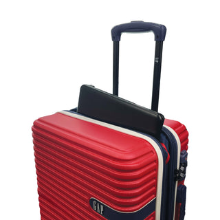 Hard-shell 4-Wheel 56cm CABIN Suitcase in Red