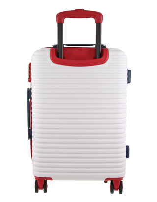 GAP White Hard Shell LARGE and CABIN 2-Piece Set + Luggage Tag