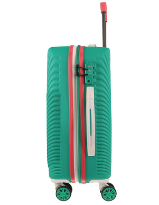 GAP Stripe Hard-shell 56cm CABIN Suitcase in Turquoise