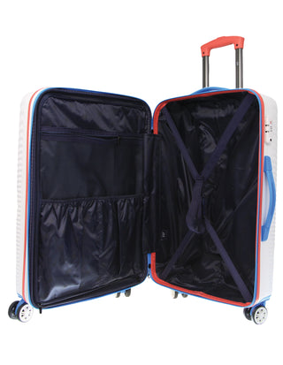 GAP Stripe Hard-shell 67cm MEDIUM Suitcase in White
