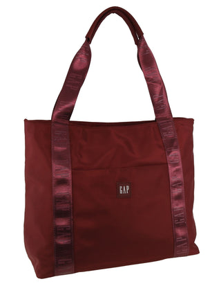 Tote Bag Wine / Nylon GAP 55 WINE GAP Ladies Nylon Fashion Tote Bag in Wine