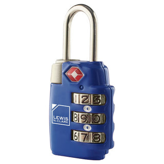 Lewis N. Clark TSA Combination Lock in Blue