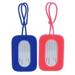 Milleni Travel Silicone Luggage Tags (2 PK)