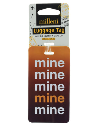 Milleni Travel Mine Luggage Tag