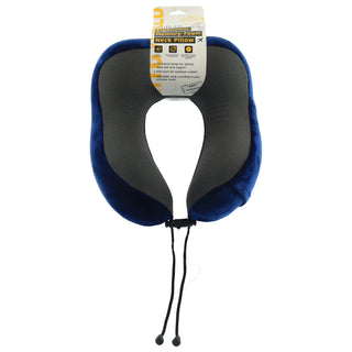 Milleni Travel Ergonomic Memory Foam Neck Pillow in Navy