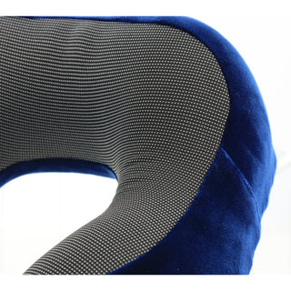 Milleni Travel Ergonomic Memory Foam Neck Pillow in Navy