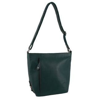 Milleni Ladies Nappa Leather Crossbody Bag in Zirkon