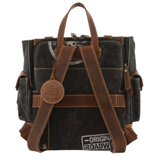 Jack's Inn Panama Canvas and Leather Backpack