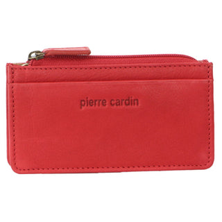 Pierre Cardin Coin Purse with Keyring in Red