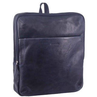 Pierre Cardin Rustic Leather Backpack in Midnight