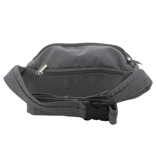 Pierre Cardin Nylon Anti-Theft Waist Bag in Black