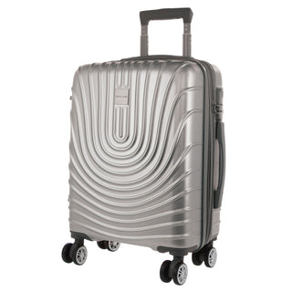 Pierre Cardin Hard Shell 3-Piece Luggage Set in Silver