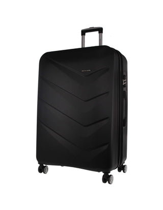 Pierre Cardin 80cm LARGE Hard Shell Case in Black