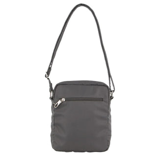 Pierre Cardin Nylon Anti-Theft Cross Body Bag in Grey