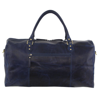 Pierre Cardin Smooth Leather Overnight Bag in Midngiht