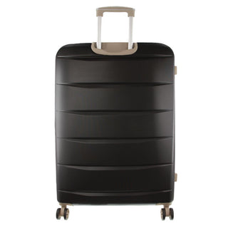 Pierre Cardin 80cm LARGE Hard Shell Suitcase in Black