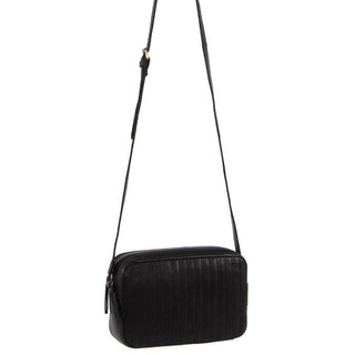 Pierre Cardin Ladies Leather Double Zip Bag