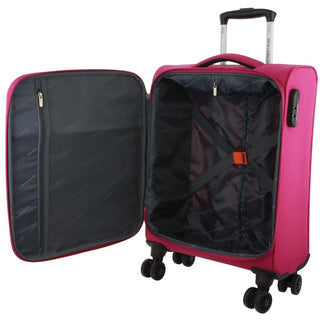 Pierre Cardin 68cm MEDIUM Soft Shell Suitcase in Pink