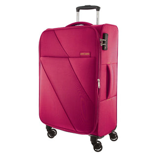 Pierre Cardin 68cm MEDIUM Soft Shell Suitcase in Pink