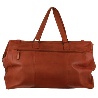 Rustic Leather Overnight Bag