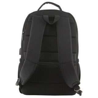 Pierre Cardin Travel & Business Backpack with Built-in USB Port in Black