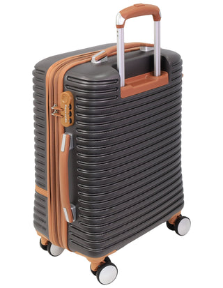 Pierre Cardin 54cm CABIN Hard Shell Suitcase in Charcoal