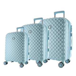 Pierre Cardin Hard-shell 3-Piece Luggage Set in Blue
