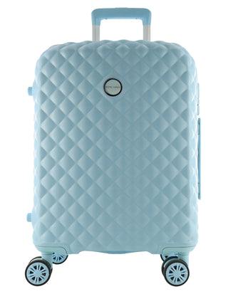 Pierre Cardin 54cm CABIN Hard Shell Suitcase in Blue