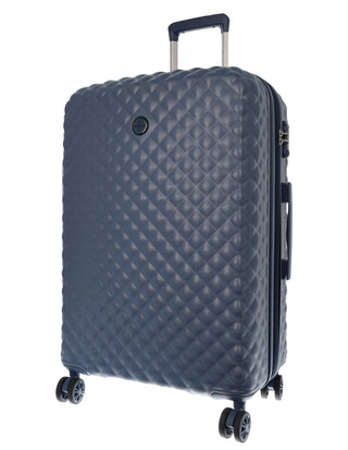 Pierre Cardin 80cm LARGE Hard Shell Suitcase in Teal