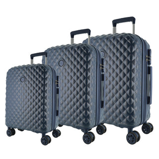 Pierre Cardin Hard-shell 3-Piece Luggage Set in Teal