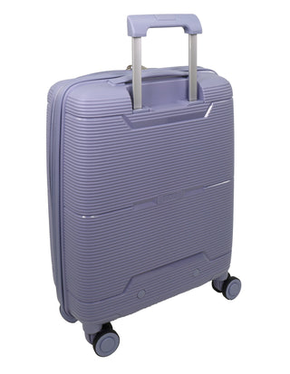 Pierre Cardin 54cm CABIN Front Opening Hard Shell Suitcase in Blue