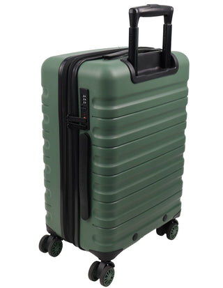 Pierre Cardin 54cm CABIN Hard Shell Suitcase in Moss