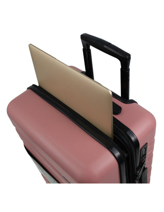 Pierre Cardin 54cm CABIN Hard Shell Suitcase in Rose