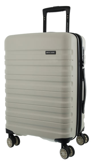 Pierre Cardin 54cm CABIN Hard Shell Suitcase in Snow