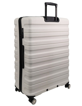 Pierre Cardin 80cm LARGE Hard Shell Suitcase in Snow