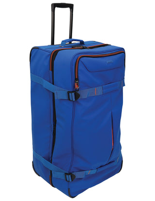 Pierre Cardin 72cm MEDIUM Soft-Shell Water-Repellent Trolley Case in Blue