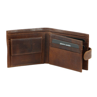 Pierre Cardin Italian Leather Men's Wallet/Card Holder in Cognac