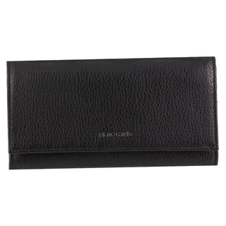 Pierre Cardin Rustic Leather Ladies Wallet in Black